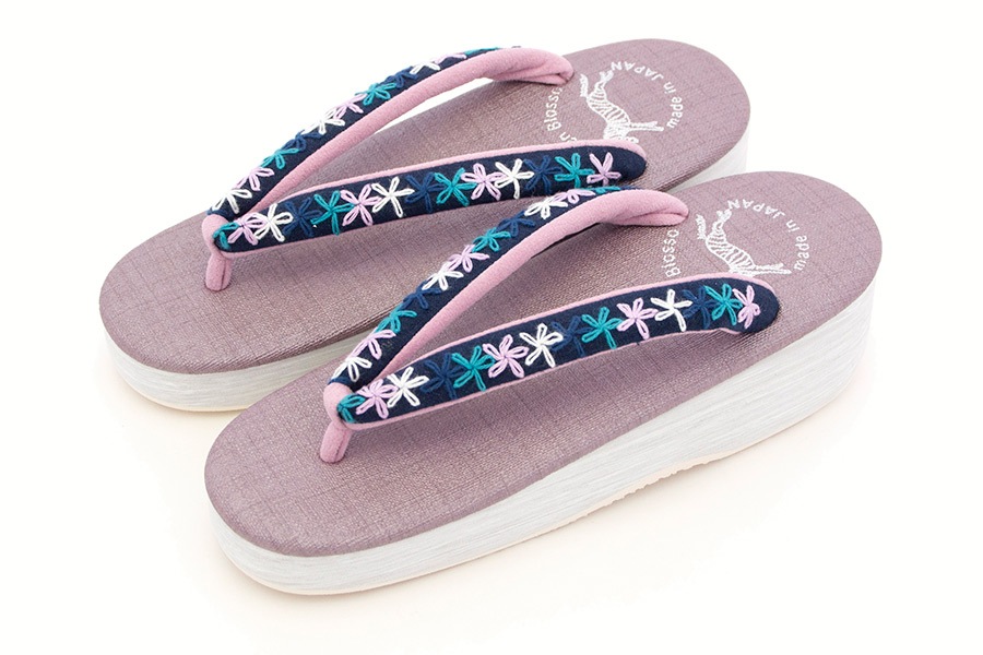 [Sサイズ即納品]カフェぞうりレディース No.36223＜TERAS/花柄A＞