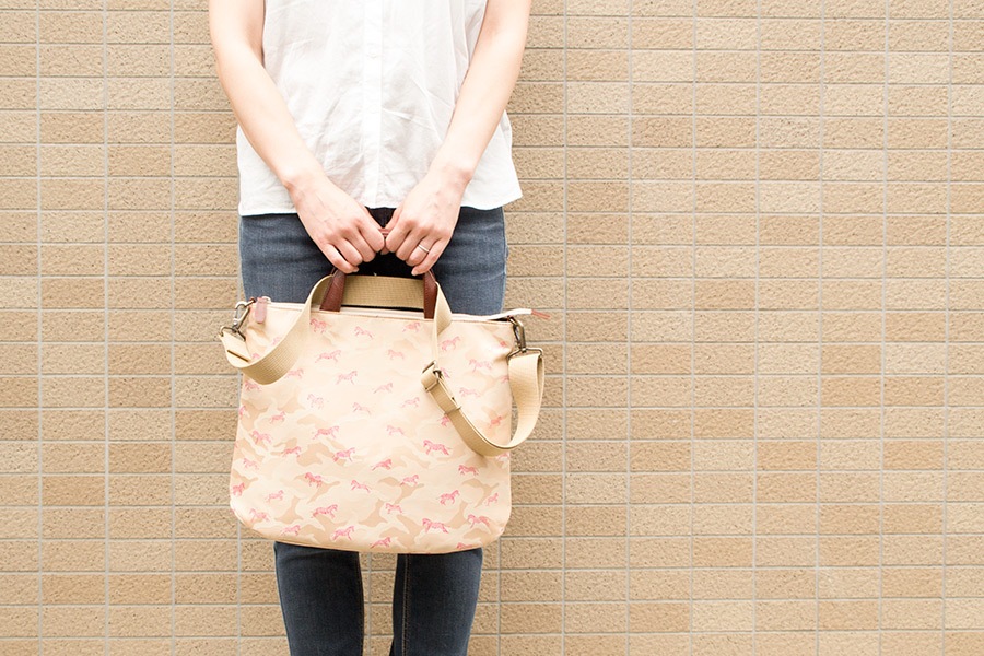 [即納品]グレーザ　西陣織＜ゼブラス・紺＞革：ブラウン