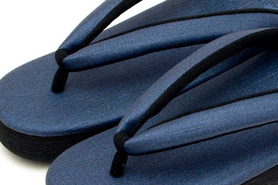 [オーダー品]カフェぞうりプリンセス　レディース　No.49720＜ディープブルー＞