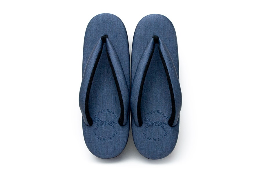 [オーダー品]カフェぞうりプリンセス　レディース　No.49720＜ディープブルー＞