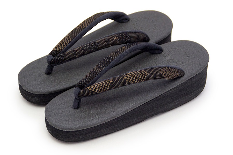 [Lサイズ即納品]カフェぞうりレディース No.29322＜OLN（オルン）/松菱 black brown＞