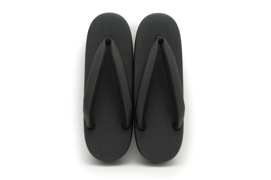 [Mサイズ即納品]黒カフェぞうりラッテ（低台）　レディース　No.51525