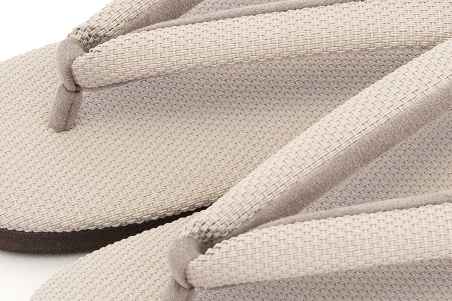 [オーダー品]カフェぞうりラッテ（低台）　レディース　No.35723＜ウォームグレー＞