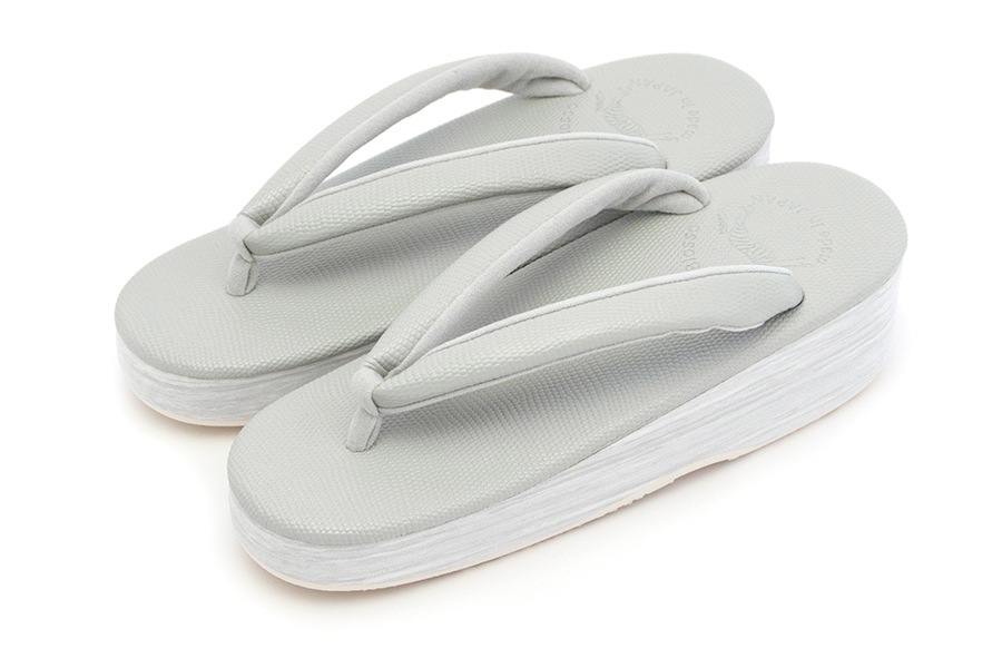 [Sサイズ即納品]カフェぞうり　レディース　No.90120　＜ギアナ/No.901C（薄青鼠）＞