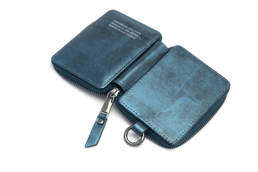 [即納品]Rimpa Mag Coin Case ミニウォレット RS＜グランブルー＞ TPUホルダー＆ロングストラップ付きモデル