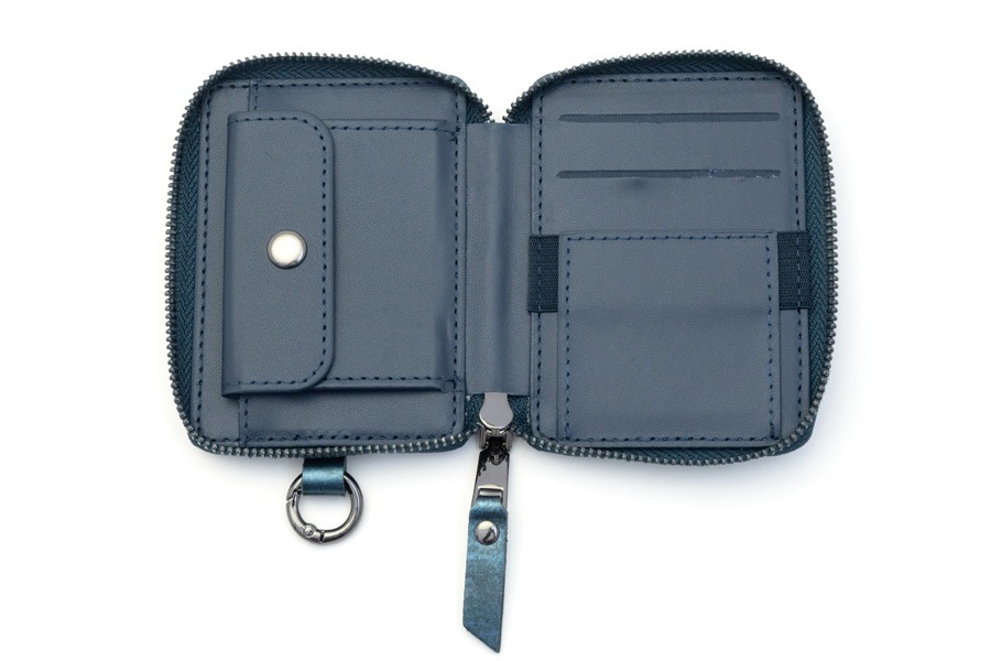 [即納品]Rimpa Mag Coin Case ミニウォレット RS＜グランブルー＞ TPUホルダー＆ロングストラップ付きモデル