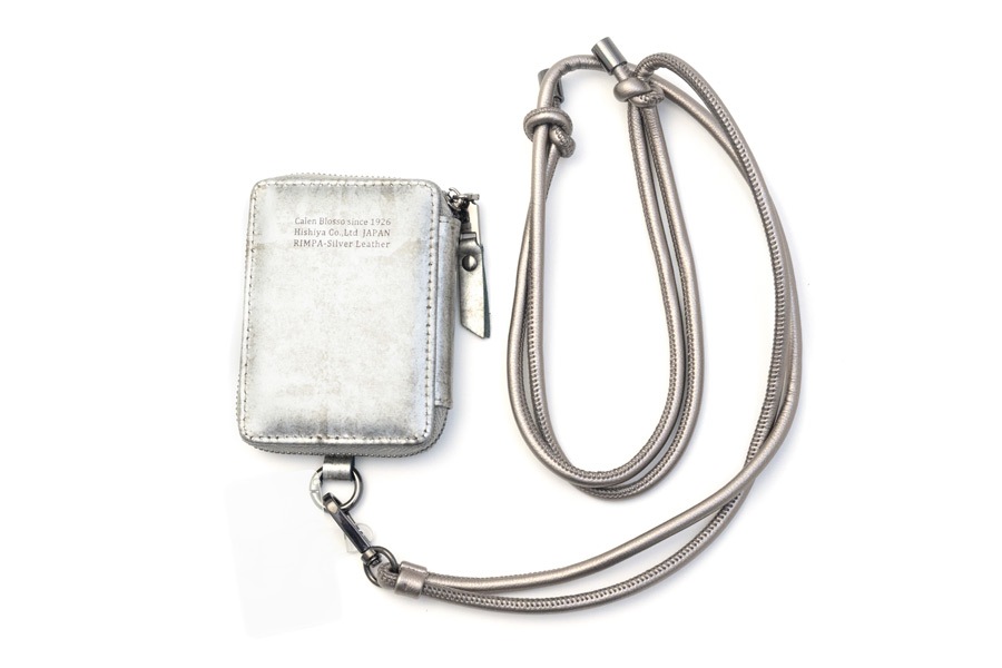 [即納品]Rimpa Mag Coin Case ミニウォレット RS＜いぶし銀＞ TPUホルダー＆ロングストラップ付きモデル