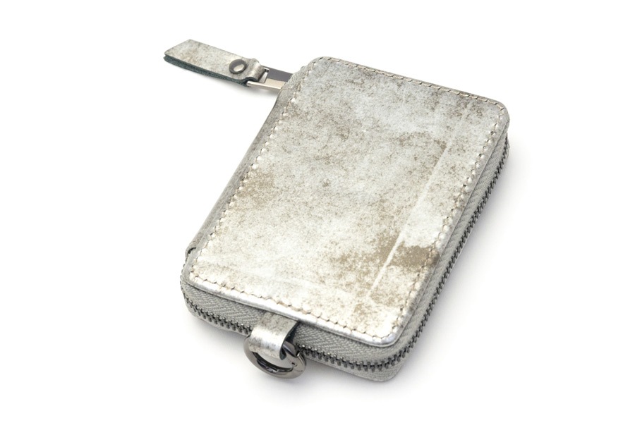 [即納品]Rimpa Mag Coin Case ミニウォレット RS＜いぶし銀＞ TPUホルダー＆ロングストラップ付きモデル