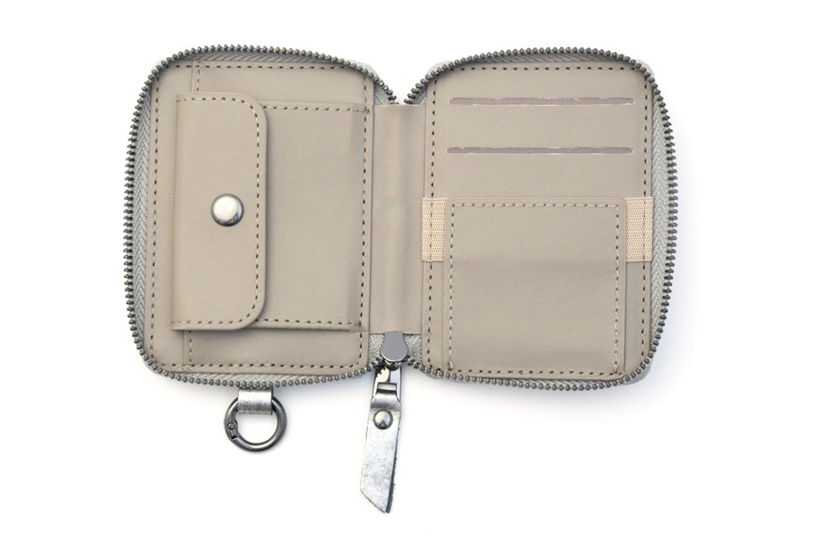 [即納品]Rimpa Mag Coin Case ミニウォレット RS＜いぶし銀＞ TPUホルダー＆ロングストラップ付きモデル