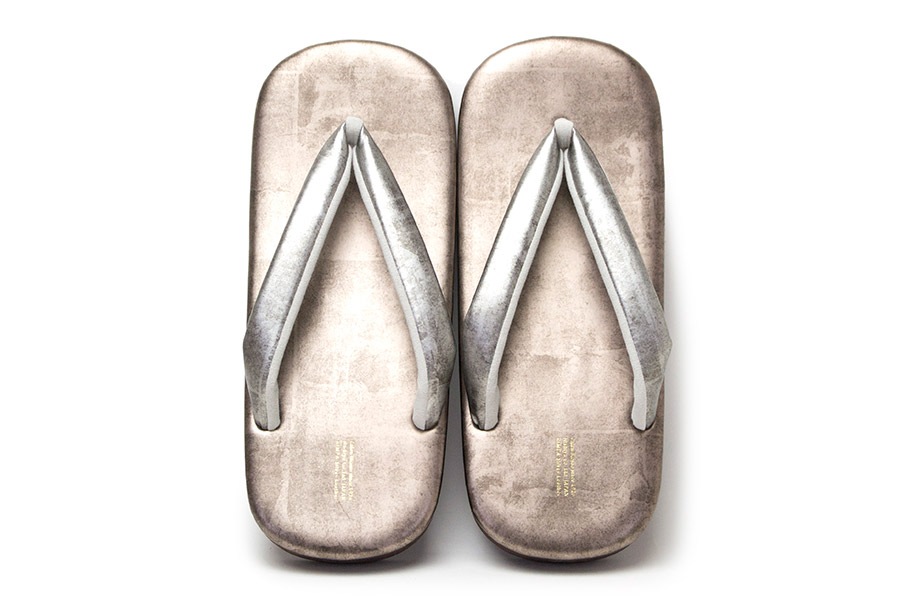 [オーダー品]カフェぞうりZETTA　メンズ　No.9222　RS＜いぶし銀×カッパーゴールド＞