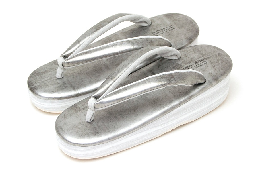 [オーダー品]カフェぞうり レディース No.21222＜いぶし銀＞
