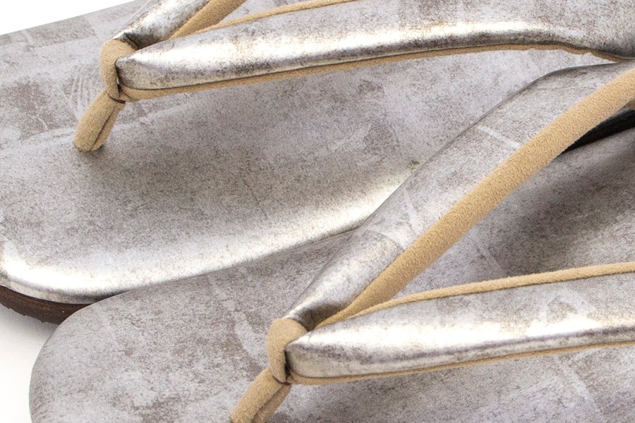 [Lサイズ即納品]カフェぞうりZETTA　メンズ　No.6017　RS＜いぶし銀＞