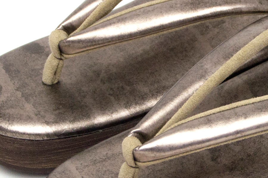 [オーダー品]カフェぞうり レディース No.28122＜カッパーゴールド＞