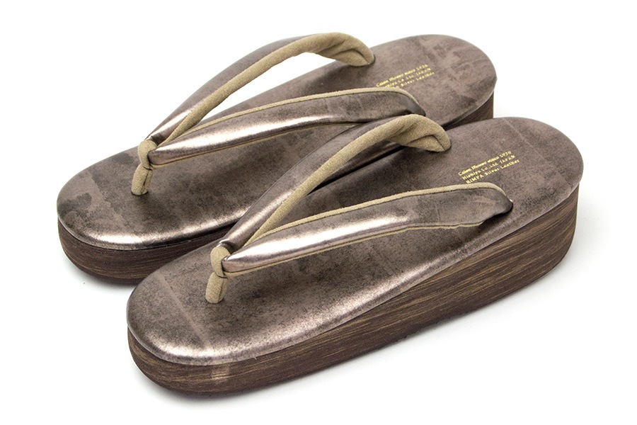 [オーダー品]カフェぞうり レディース No.28122＜カッパーゴールド＞