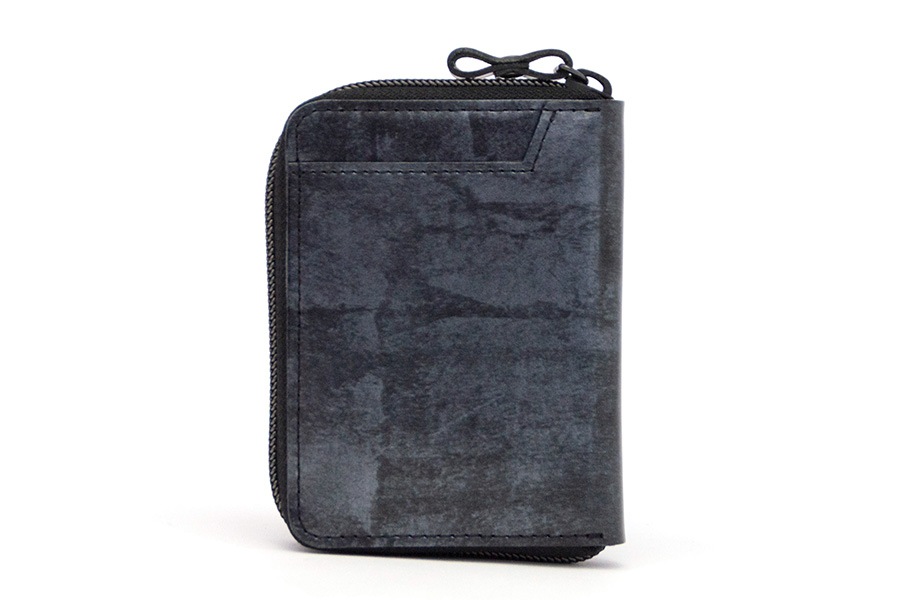 [即納品]腹筋さいふ　琳派シルバー＜マットブラック＞