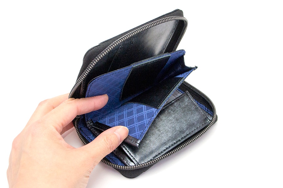 [即納品]腹筋さいふ　琳派シルバー＜いぶし銀＞