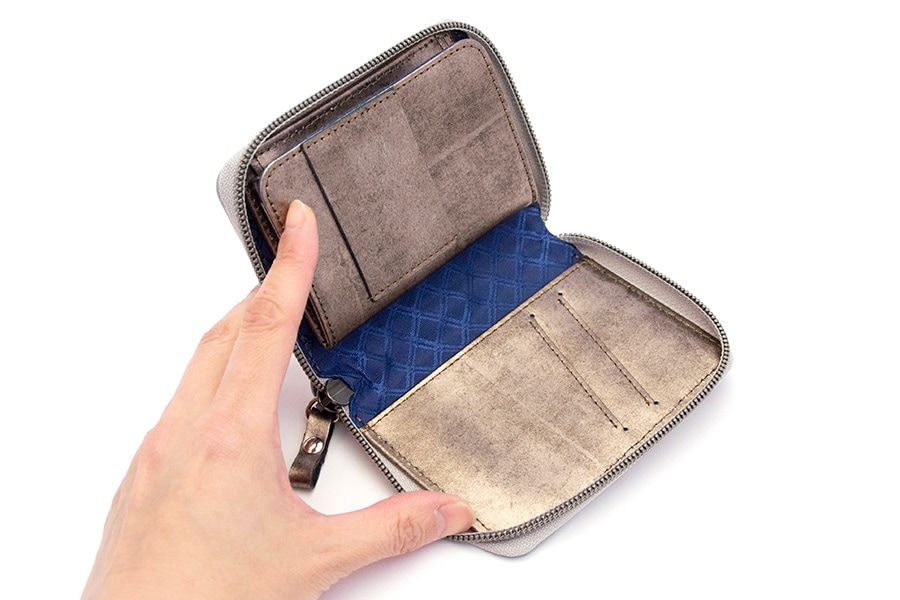 [即納品]腹筋さいふ　琳派シルバー＜カッパーゴールド＞
