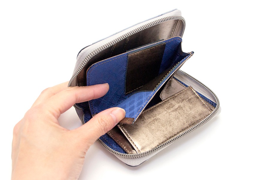 [即納品]腹筋さいふ　琳派シルバー＜カッパーゴールド＞