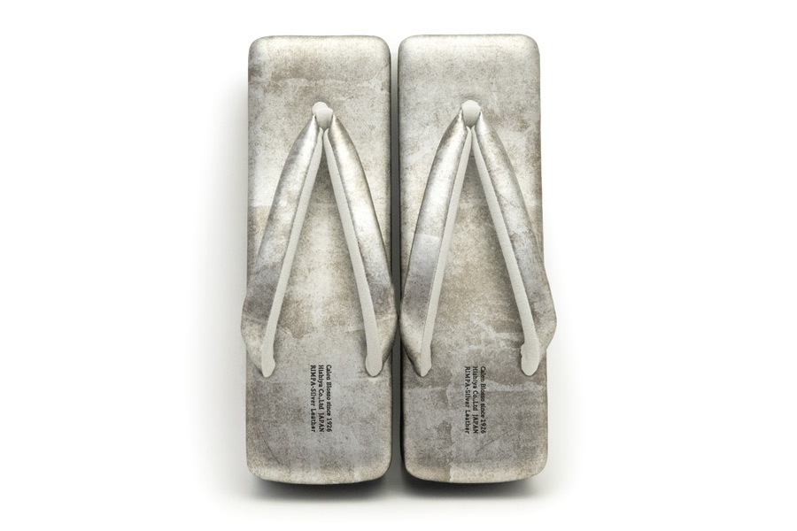 [Mサイズ即納品]カフェぞうりレディース　角型　RS＜いぶし銀＞　No.EXL-342