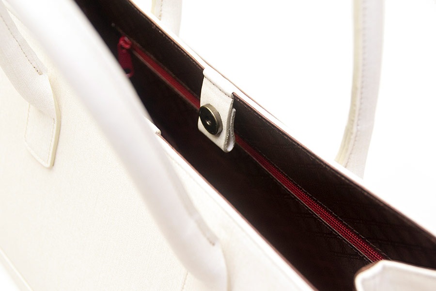 【受注生産：納期2ヶ月】ポスト3　菱青海＜あけぼの／アイボリー＞　No.804　金具：ゴールド