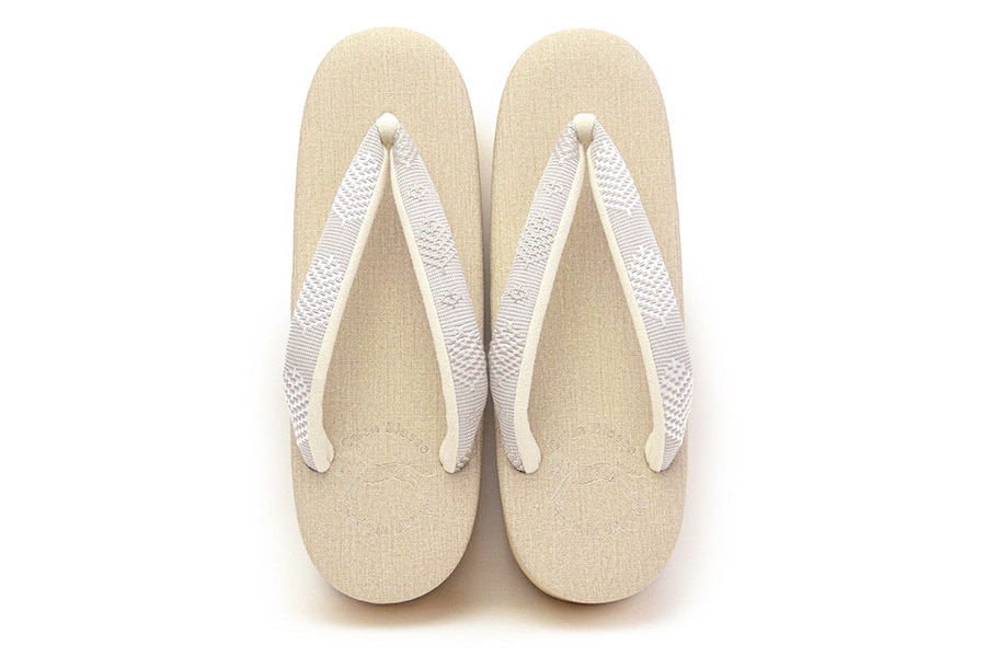 [Sサイズ即納品]カフェぞうりレディース No.29222＜OLN（オルン）/松菱 pearl gray＞