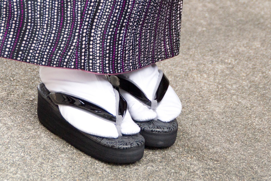 [オーダー品]カフェぞうり　レディース　No.25921＜ボタニカル／ブラック＞