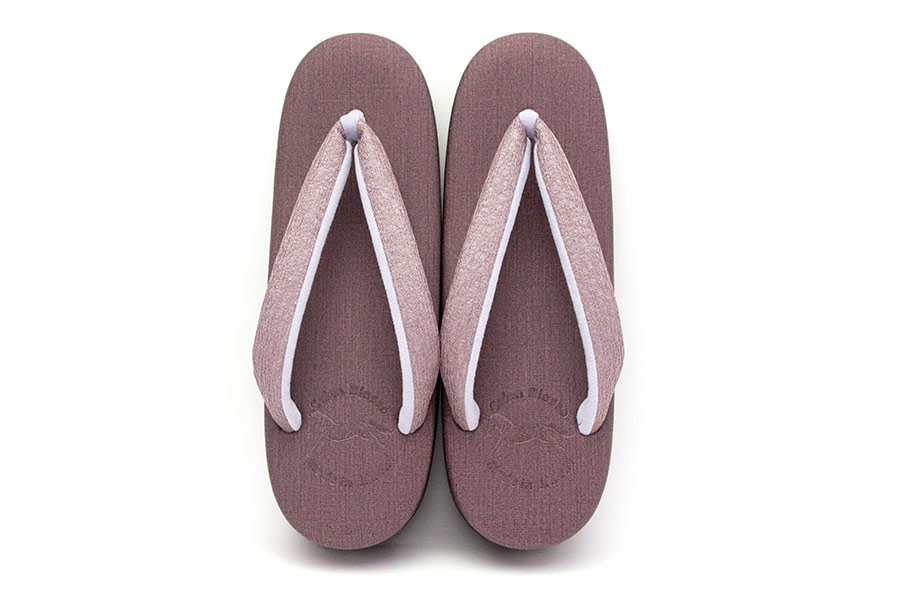 [オーダー品]カフェぞうり　レディース　No.27622＜幾何学レース鼻緒＞