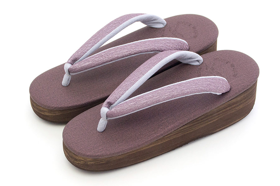 [オーダー品]カフェぞうり　レディース　No.27622＜幾何学レース鼻緒＞