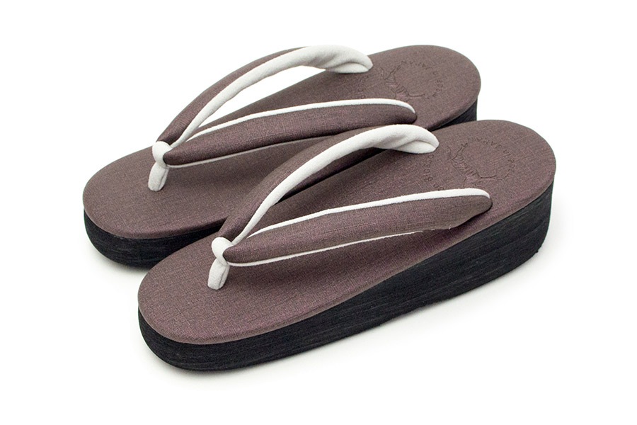 [Sサイズ即納品]カフェぞうりプリンセス　レディース　No.44020＜レーズン＞