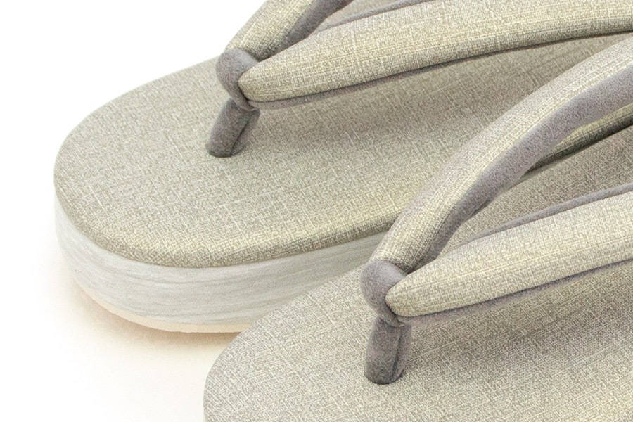 [Lサイズ即納品]カフェぞうりプリンセス　レディース　No.48020＜サンドグレー＞