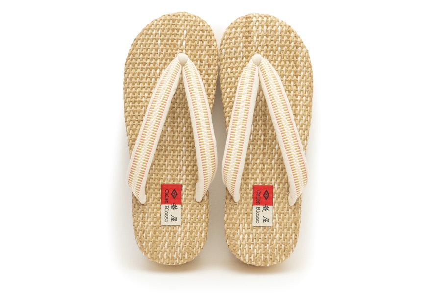 [Mサイズ即納品]カフェぞうりサマー　レディース　No.EXL-345（厚底モデル）【すげ加減：少しゆるめ】