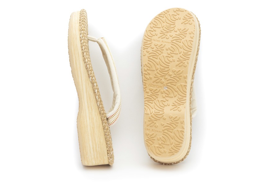 [Mサイズ即納品]カフェぞうりサマー　レディース　No.EXL-345（厚底モデル）【すげ加減：少しゆるめ】