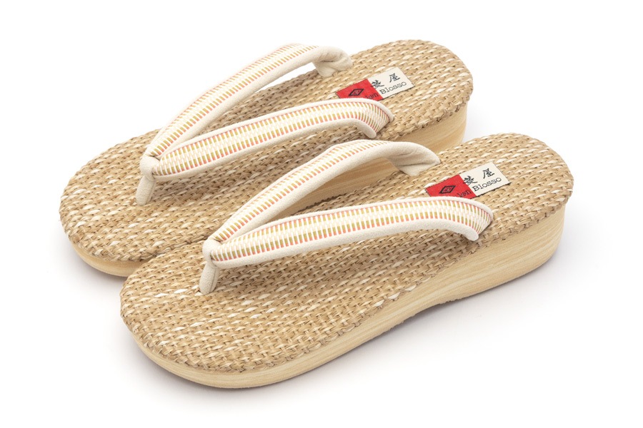 [Lサイズ即納品]カフェぞうりサマー　レディース　No.EXL-345（厚底モデル）【すげ加減：少しゆるめ】