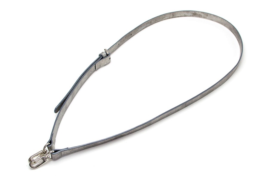 [即納品]ショルダーストラップA[両面レザーモデル]　＜いぶし銀＞ 