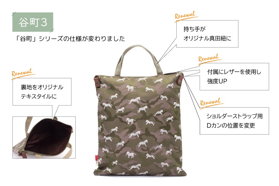 [即納品]谷町3　ナイロン＜ブラック＞（ショルダーストラップ付き）　