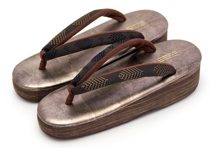 [Sサイズ即納品]カフェぞうりレディース No.29122＜OLN（オルン）/松菱 black brown＞