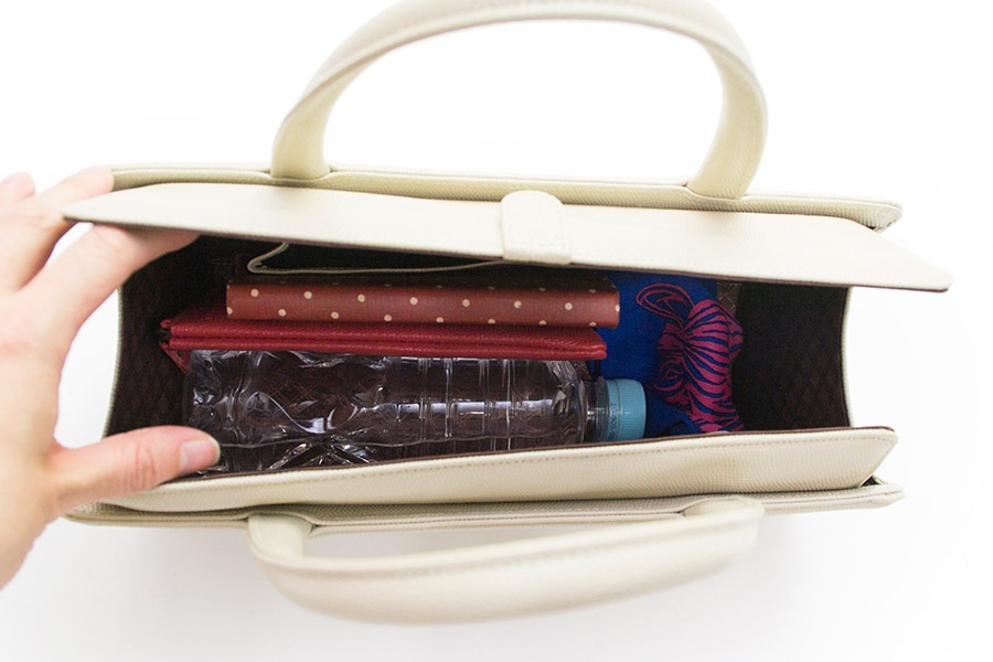 【受注生産：納期2ヶ月】箱バッグ　プリズム＜キンモクセイ＞