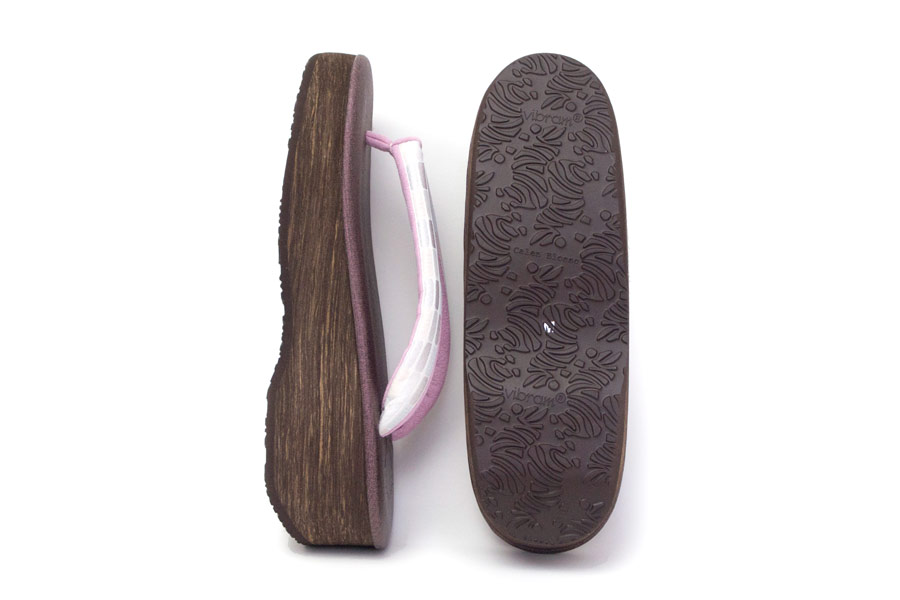 [オーダー品]カフェぞうり　レディース　No.25721＜プリズム8ブロック・スズラン＞