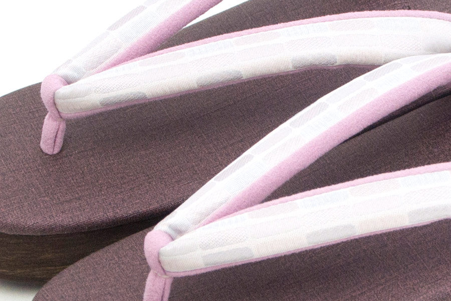 [オーダー品]カフェぞうり　レディース　No.25721＜プリズム8ブロック・スズラン＞