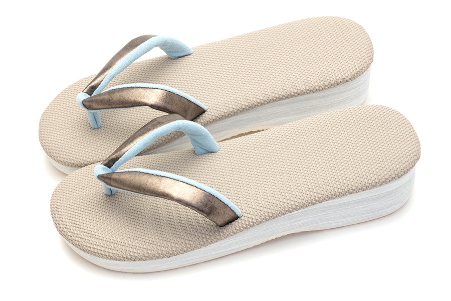 [Mサイズ即納品]カフェぞうりサマー　レディース　No.40224（厚底モデル）