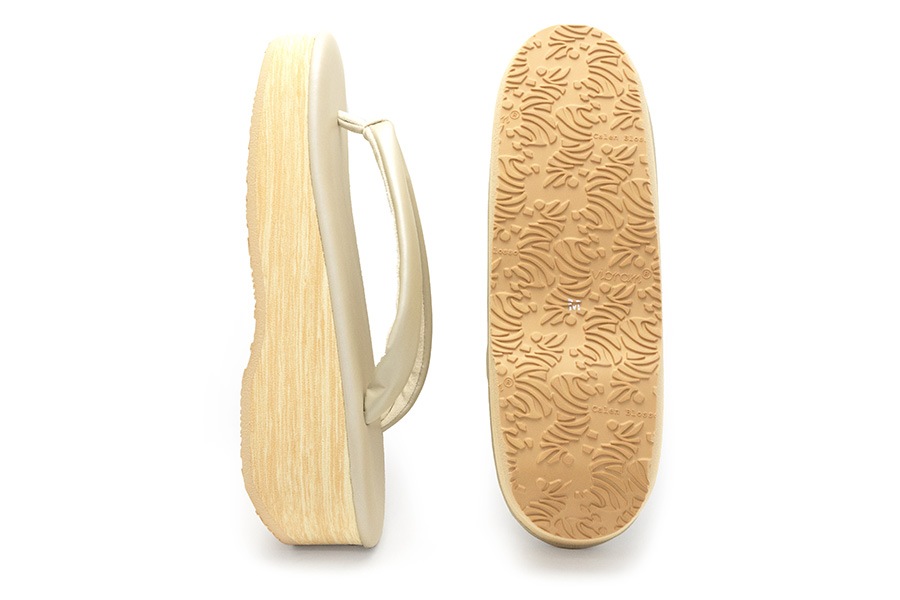 [Lサイズ即納品]クリームカフェぞうり　レディース　No.49020