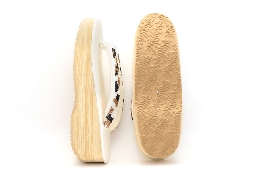 [オーダー品]カフェぞうりレディース No.57625 ジュディ＜ミケ/茶黒＞