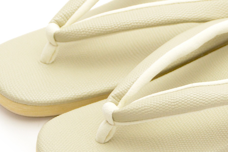 [オーダー品]カフェぞうりラッテ(低台)　レディース　No.31019　＜ギアナ/No.311C（象牙）＞