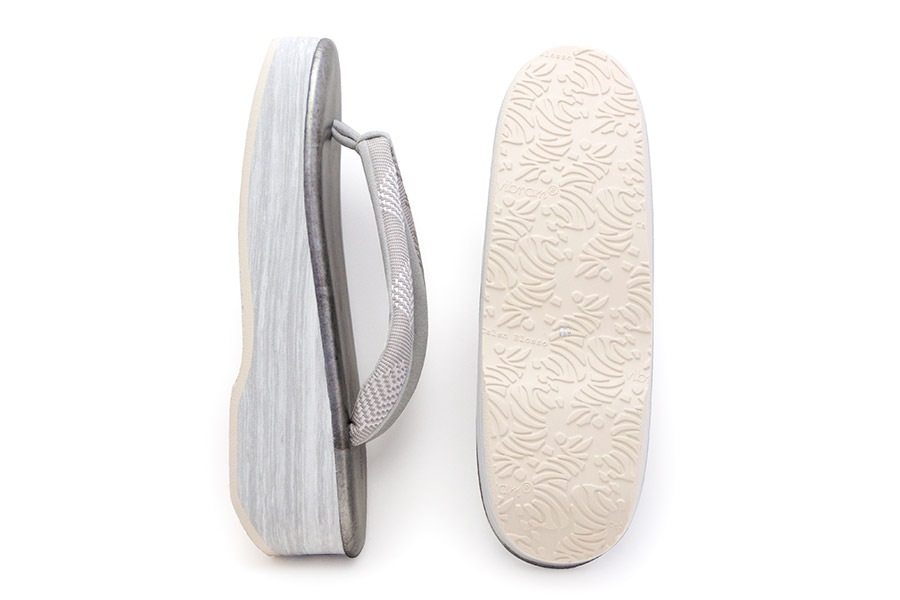 [Sサイズ即納品]カフェぞうりレディース No.29022＜OLN（オルン）/松菱 pearl gray＞