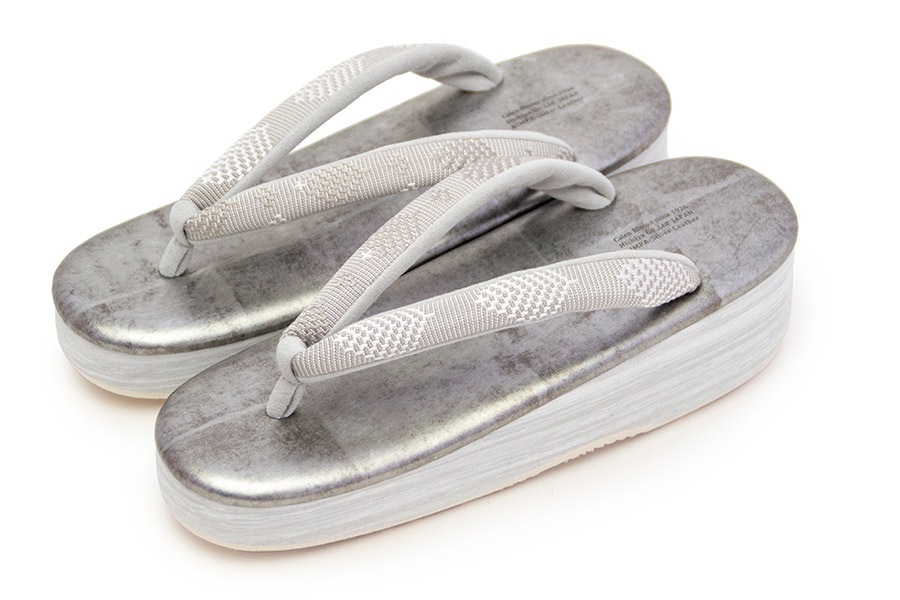 [Sサイズ即納品]カフェぞうりレディース No.29022＜OLN（オルン）/松菱 pearl gray＞