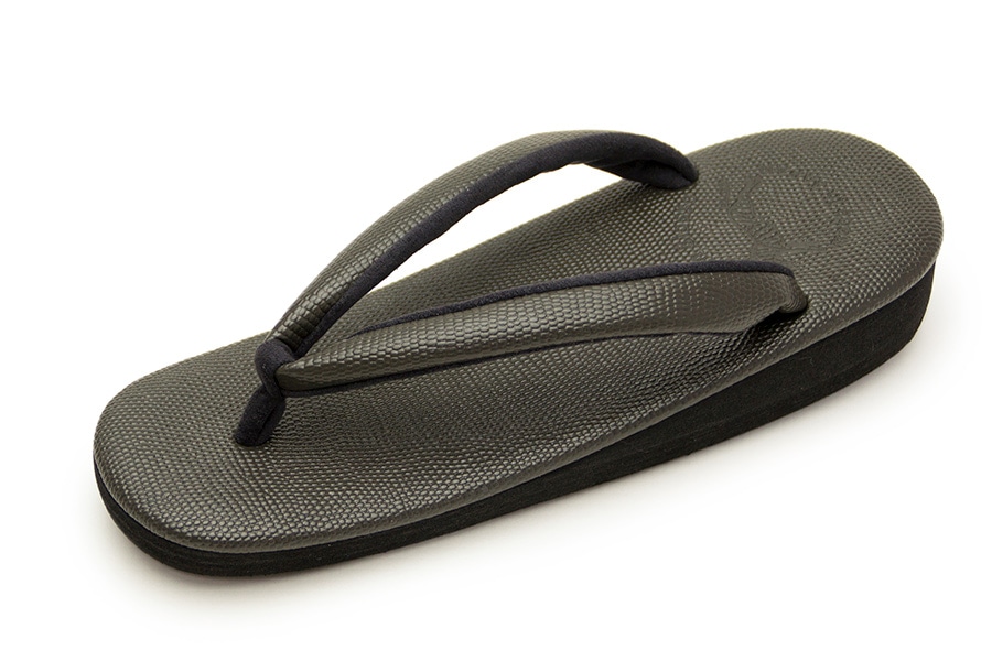 [オーダー品]カフェぞうりラッテ(低台)　レディース　No.45619　＜ギアナ/No.456C（墨）＞