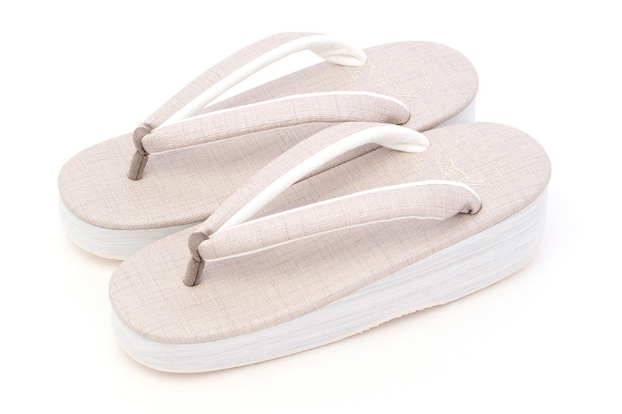 [Sサイズ即納品]【ネット限定】カフェぞうり花緒サンダル　レディース　No.2023SU＜ブルベ夏＞