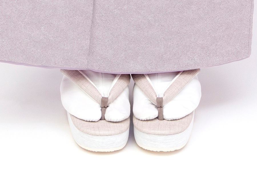 [Sサイズ即納品]【ネット限定】カフェぞうり花緒サンダル　レディース　No.2023SU＜ブルベ夏＞