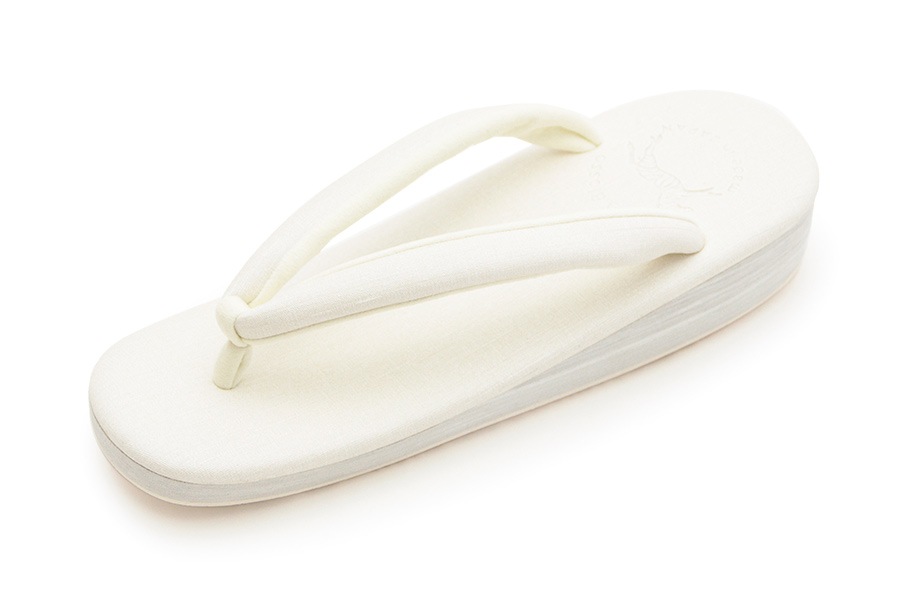 [オーダー品]カフェぞうりラッテ(低台)　レディース　No.49319＜ナチュラルホワイト＞