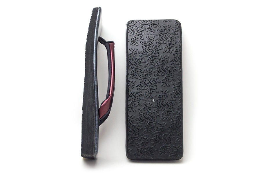 [オーダー品]カフェぞうりZETTA　メンズ　No.4622＜RS/ワインレッド×マットブラック＞